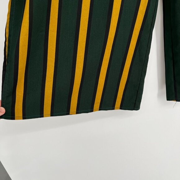 Shein Women's Striped Extra Wide Leg Pants Full Slit Size M - Picture 4 of 8